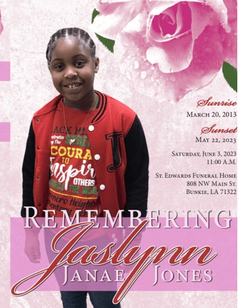 Jaslynn Janae Jones Obituary